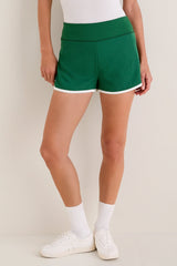 Eden Green Performance Jersey Fonda Short
