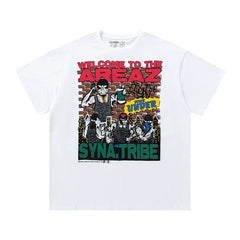 Syna World Retro Urban Graphic Tee (White / Graphic)
