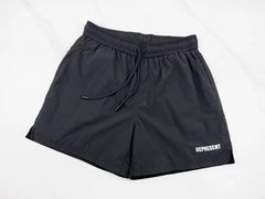 Represent Performance Nylon Shorts - Black