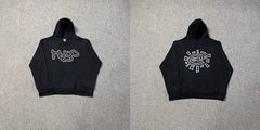 ADWYSD Graphic Logo Hoodie - Black / White