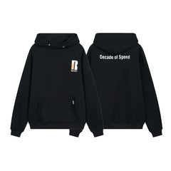 Represent "Decade of Speed" Graphic Heavyweight Hoodie - Black