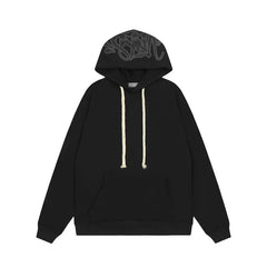 Syna World Hood Graphic Pullover Hoodie (Black)