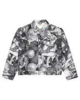 Vale Forever X Dan Witz Moshpit Trucker Jacket White