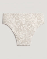 Women's Wavebound High Waisted Bikini Bottom - Nolia Floral Print Stone