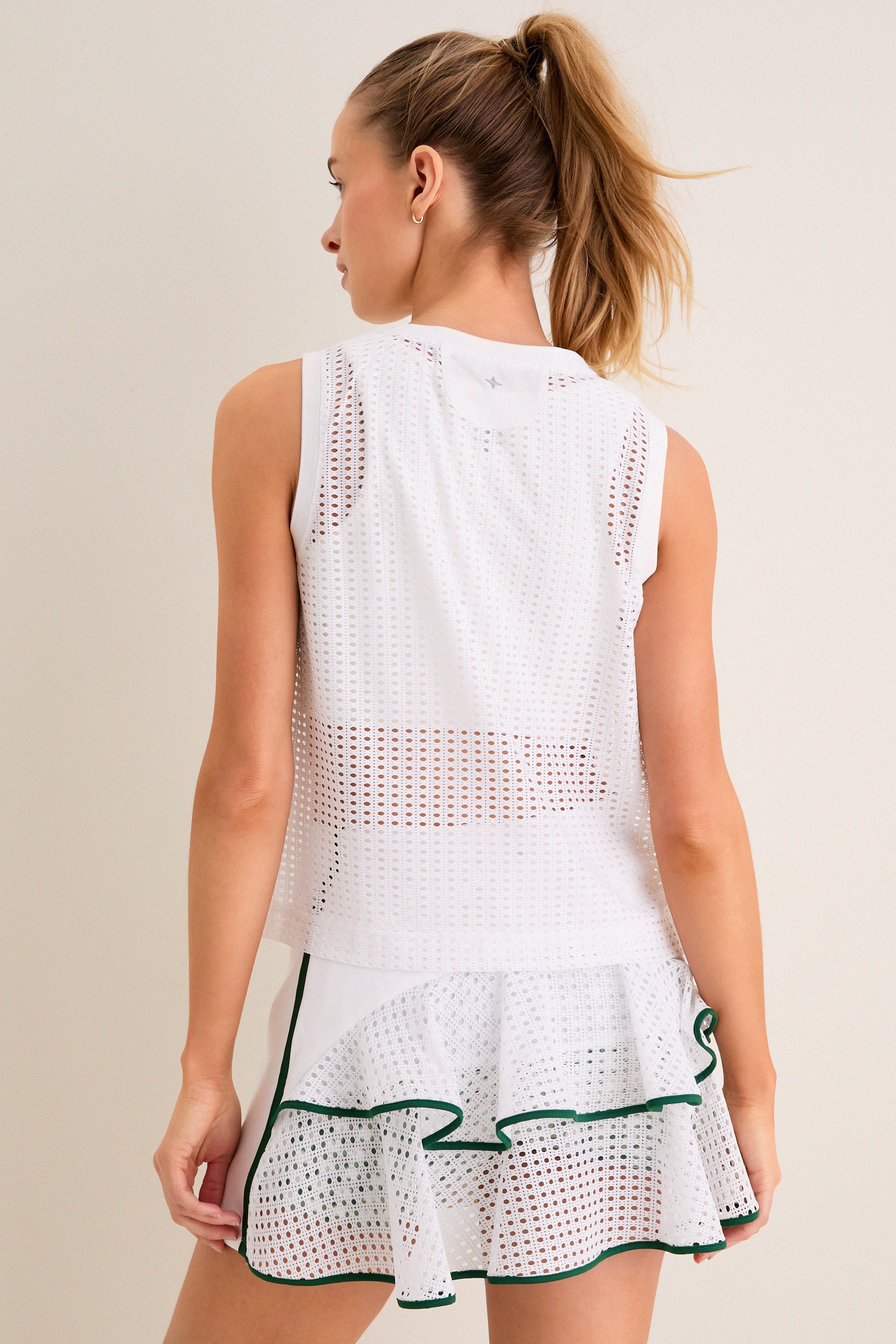White Cane Sasha Tank