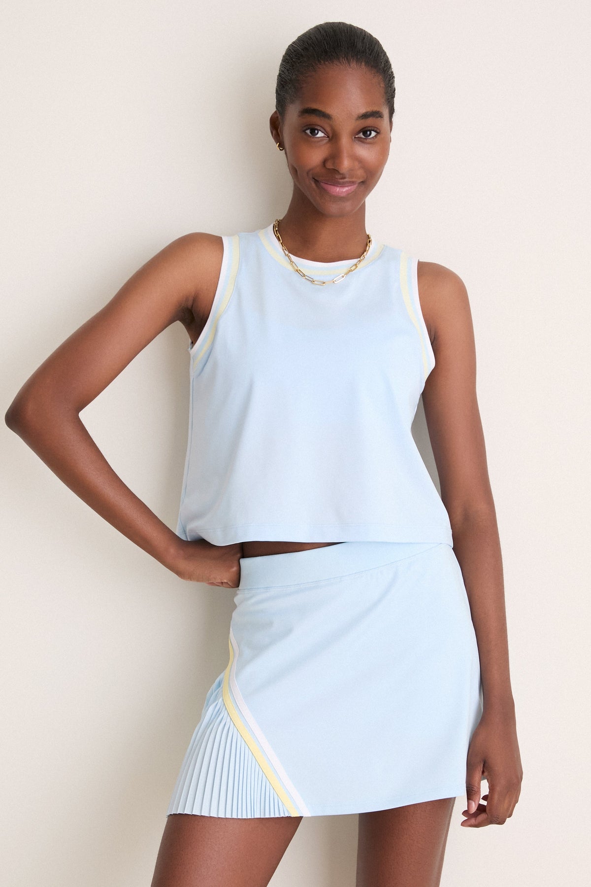 Light Blue Tilden Tank