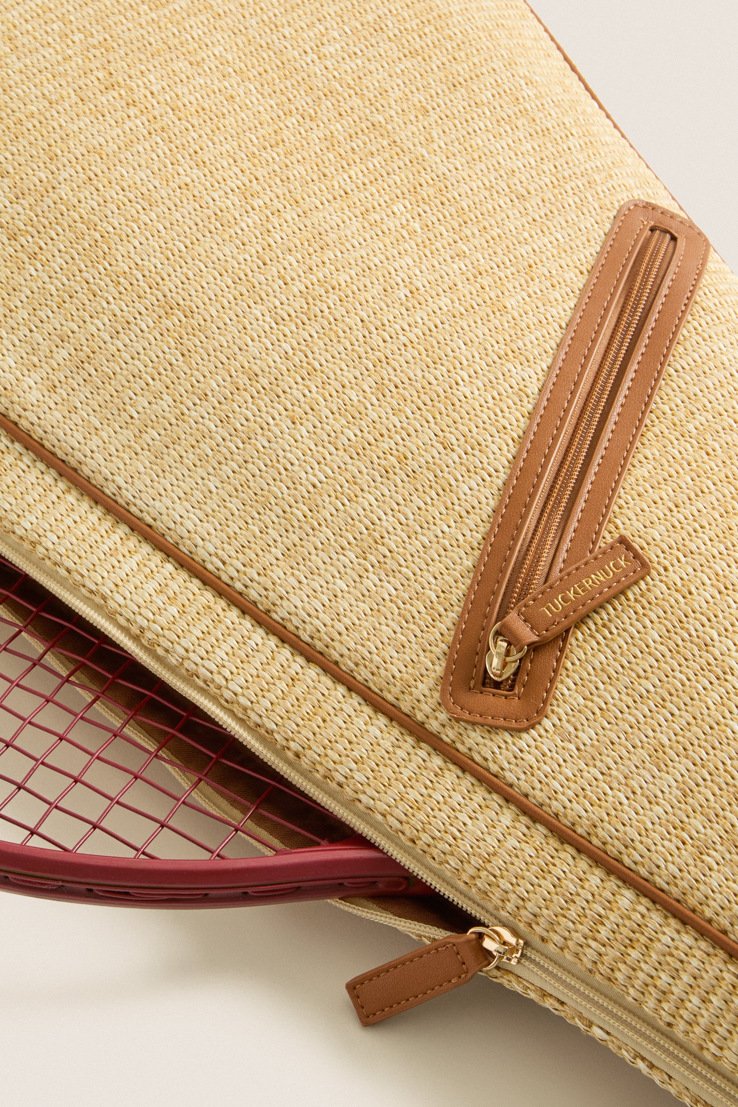Raffia Tennis Bag