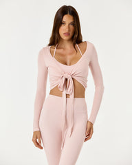 Ballet Wrap Top | Blush