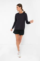 Black Long Sleeve Performance Jersey Ryan Boyfriend Tee