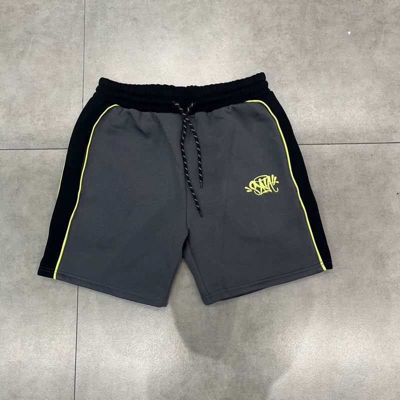 Syna World Colorblock Fleece Shorts (Grey)
