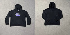 ADWYSD Circular Graphic Hoodie - Black / Purple