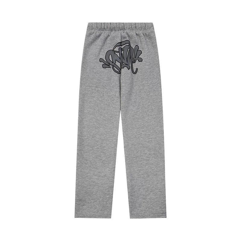 Syna World Graphic Fleece Sweatpants (Grey / Black)