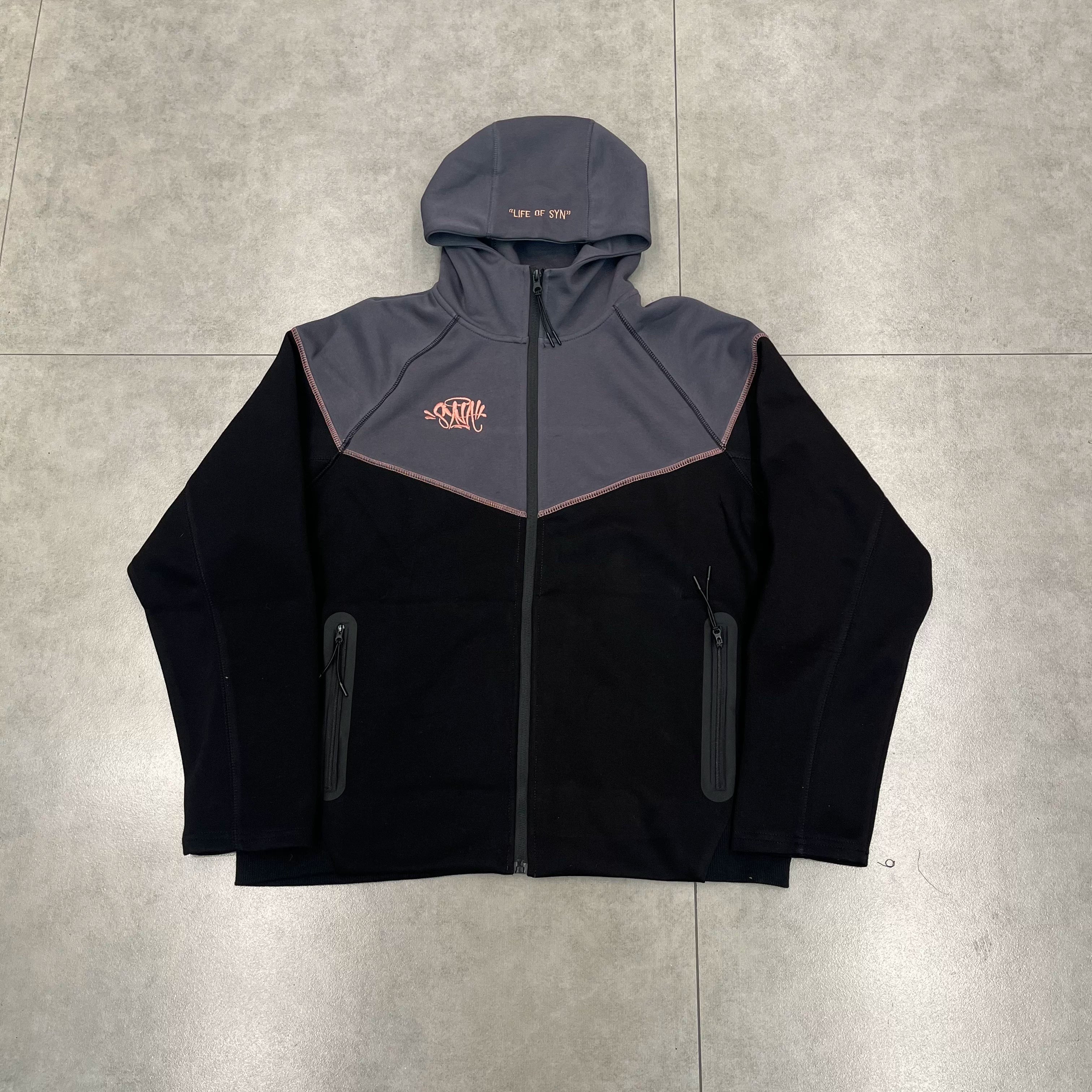 Syna World Tech Fleece Full-Zip Hoodie (Grey)