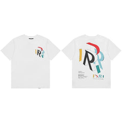 Represent Abstract Deconstructed "R" Graphic T-Shirt - White