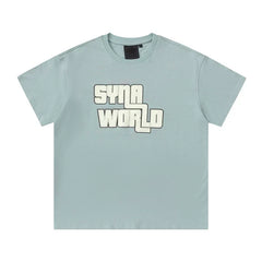 Syna World Grand Theft Graphic Logo Oversized Tee (Sage Green / Off-White)