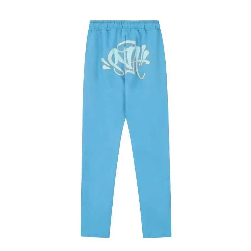 Syna World Back Logo Fleece Sweatpants (Blue)