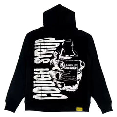 That's A Awful Lot Of Cough Syrup Bottle Grip Hoodie - Black