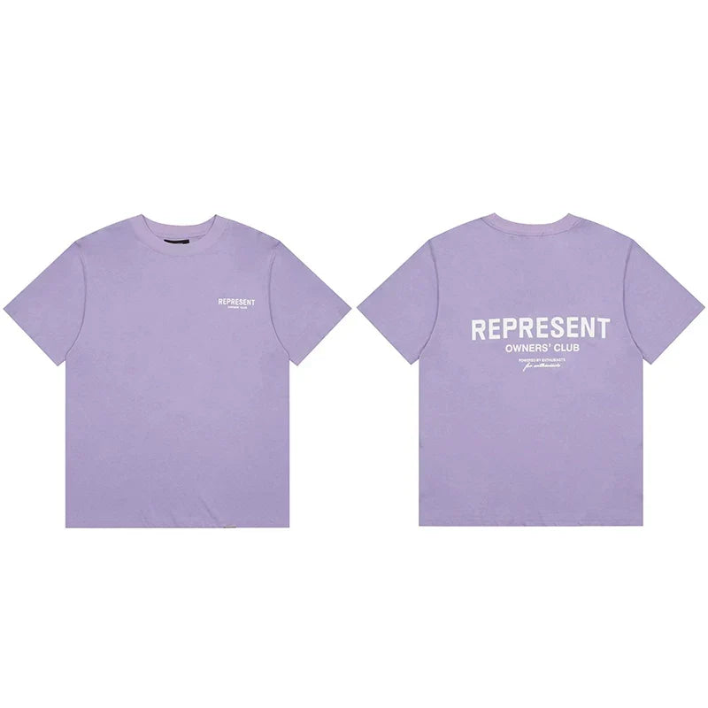 Represent Owners' Club Graphic T-Shirt - Lavender Purple