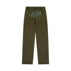 Syna World Graphic Fleece Sweatpants (Olive Green / Dark Grey)