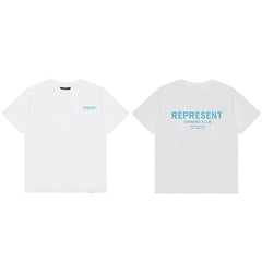 Represent Owners' Club Graphic T-Shirt - White/Blue