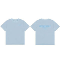 Represent Owners' Club Graphic T-Shirt - Light Blue Monochromatic