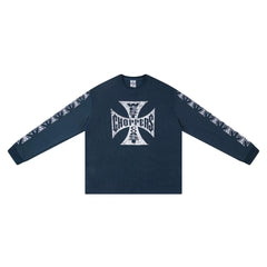 West Coast Choppers Cross Print ERD Stylist Same Style Waffle Sanskrit Long Sleeve (5)