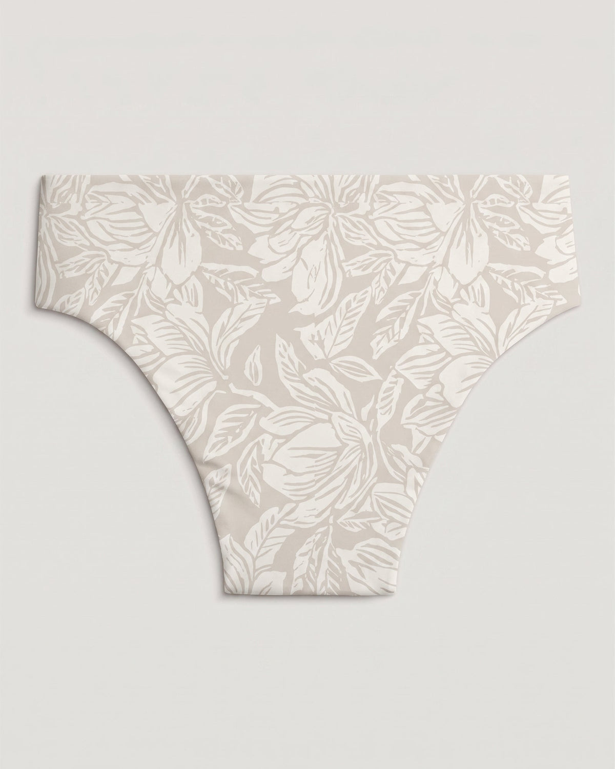 Women's Wavebound High Waisted Bikini Bottom - Nolia Floral Print Stone