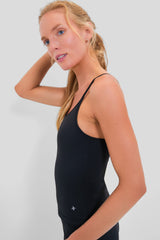 Black Compression Spandex Sofia Cami